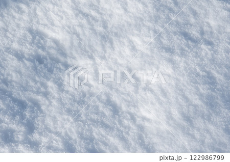 美しい雪面模様【積雪風景イメージ】 美しい雪面模様【積雪風景イメージ】 122986799