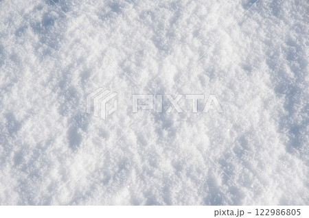 美しい雪面模様【積雪風景イメージ】 122986805
