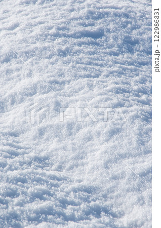 美しい雪面模様【積雪風景イメージ】 122986831