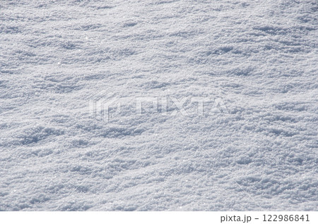 美しい雪面模様【積雪風景イメージ】 美しい雪面模様【積雪風景イメージ】 122986841