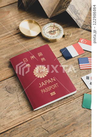 パスポート　海外旅行のイメージ写真 122986864