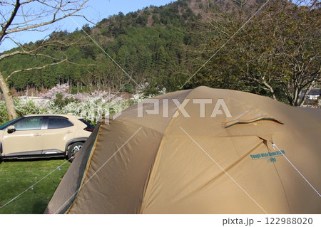 春キャンプ オートキャンプ 美山かやぶき 京都府 春キャンプ オートキャンプ 美山かやぶき 京都府 122988020