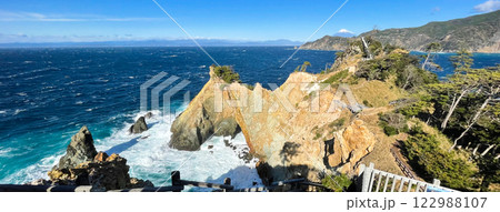 西伊豆の絶景・馬ロック 122988107