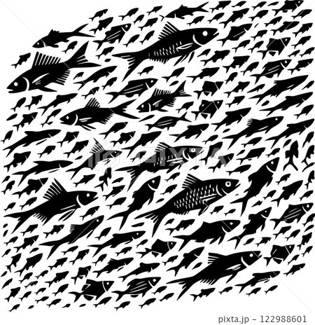 fishing boat in sea, Silhouette fish animal set, guess black shape of animal. Seafood meal, edible. Game for child. Species marine fishes trout, tuna, mackerel, herring, pike perch, halibut, bass, fishing boat in sea, Silhouette fish animal set, guess black shape of animal. Seafood meal, edible. Game for child. Species marine fishes trout, tuna, mackerel, herring, pike perch, halibut, bass, 122988601