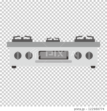 Simple gas stove stand illustration Simple gas stove stand illustration 122988774