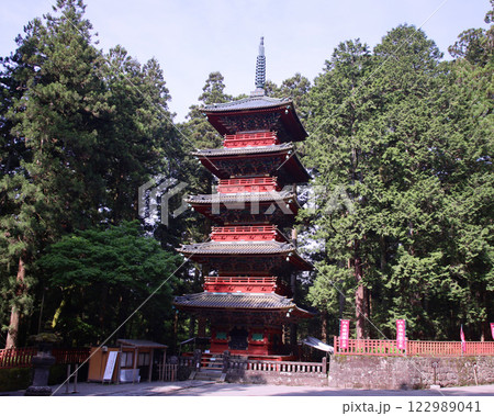 日光市 日光東照宮 五重塔 日光市 日光東照宮 五重塔 122989041
