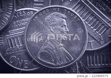 1セント硬貨 122989375