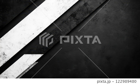 Abstract diagonal lines create minimalist design on textured background 122989480