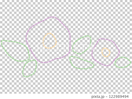 Simple purple flower Simple purple flower 122989494