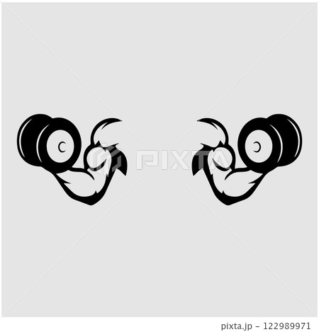 barbael icon vectors illustration symbol design 122989971