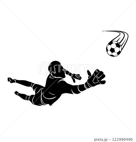 occer goalkeeper icon vector graphic illustration occer goalkeeper icon vector graphic illustration 122990490