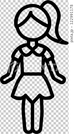 Cosplay in outline icon style, events and Festivals theme. 122991178
