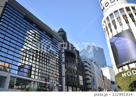 東京・渋谷の街並み 122991814