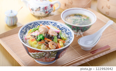 中華丼 中華丼 122992642