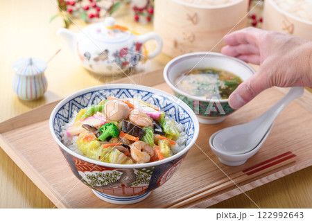 中華丼 122992643