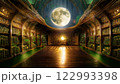 月に満たされる書斎 122993398