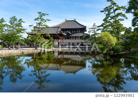 奈良の東大寺　外観 122993981