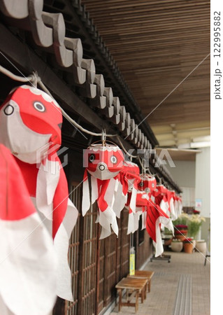『金魚ちょうちん』柳井市白壁の町並み  山口県観光 122995882