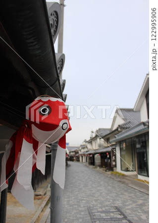 『金魚ちょうちん』柳井市白壁の町並み 山口県観光 『金魚ちょうちん』柳井市白壁の町並み 山口県観光 122995906