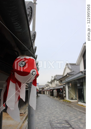 『金魚ちょうちん』柳井市白壁の町並み 山口県観光 『金魚ちょうちん』柳井市白壁の町並み 山口県観光 122995908