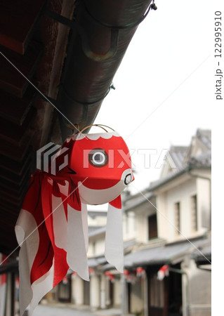 『金魚ちょうちん』柳井市白壁の町並み 山口県観光 『金魚ちょうちん』柳井市白壁の町並み 山口県観光 122995910