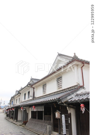 『金魚ちょうちん』柳井市白壁の町並み  山口県観光 122995959