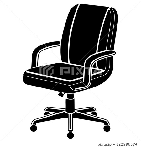 office chair isolated on white background 122996574