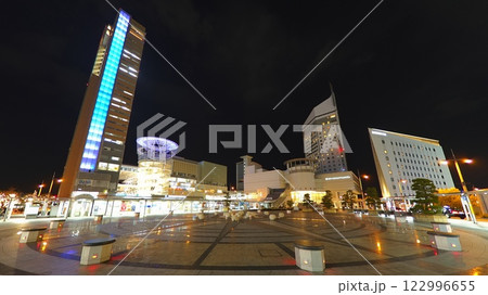 高松駅前広場(夜)3 高松駅前広場(夜)3 122996655