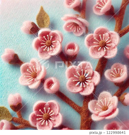 桃の花　ひな祭り 122998641