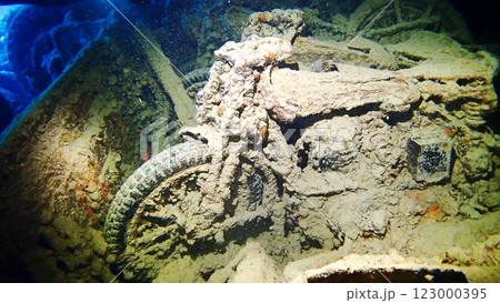 S.S. Thistlegorm 貨物船の沈船 レッドシー S.S. Thistlegorm 貨物船の沈船 レッドシー 123000395