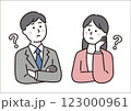 考えるビジネスパーソン 123000961