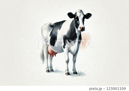 ホルスタイン牛 123001109