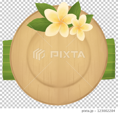 Wooden plate 123002284