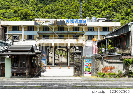 Building view of the Houtong railway station in Ruifang, New Taipei City, Taiwan, is on the Taiwan Railways Administration Yilan line. Building view of the Houtong railway station in Ruifang, New Taipei City, Taiwan, is on the Taiwan Railways Administration Yilan line. 123002506