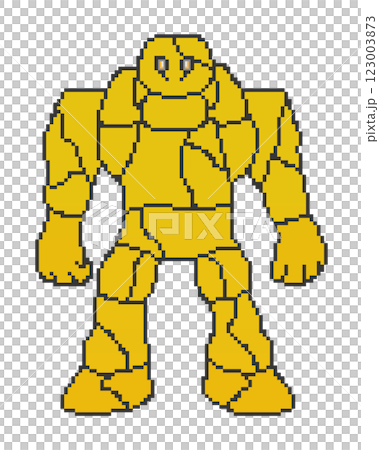 Golem_Pixel Art (Yellow) Golem_Pixel Art (Yellow) 123003873