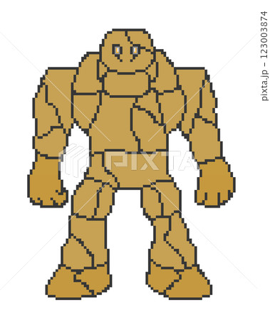 ゴーレム_ドット絵 ゴーレム_ドット絵 123003874