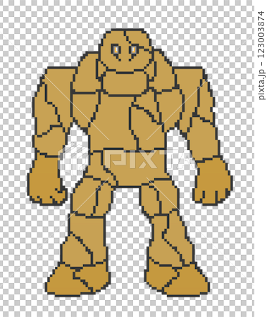 ゴーレム_ドット絵 ゴーレム_ドット絵 123003874