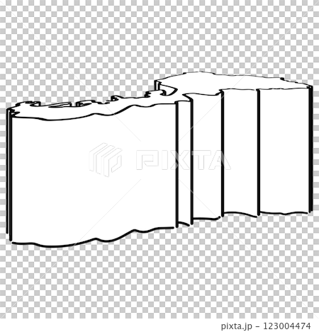 Fukui prefecture_isometric illustration_02 123004474