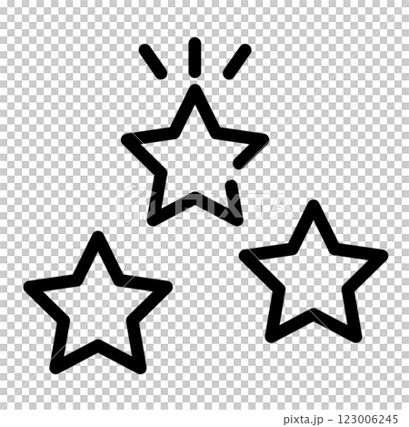 Simple star icons Simple star icons 123006245