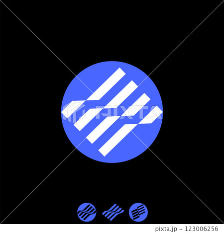 Logo design graphic concept creative premium vector stock image graphic wind flag cut negative space ribbon war game to country culture sport clothing Logo design graphic concept creative premium vector stock image graphic wind flag cut negative space ribbon war game to country culture sport clothing 123006256