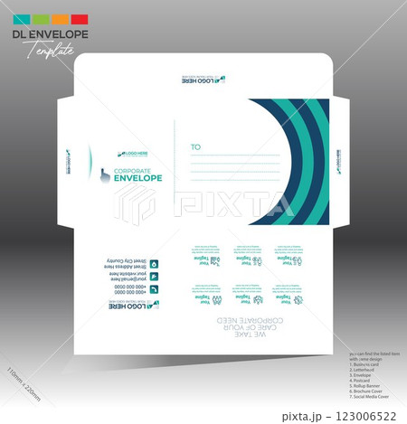 envelope for corporate and any use 123006522