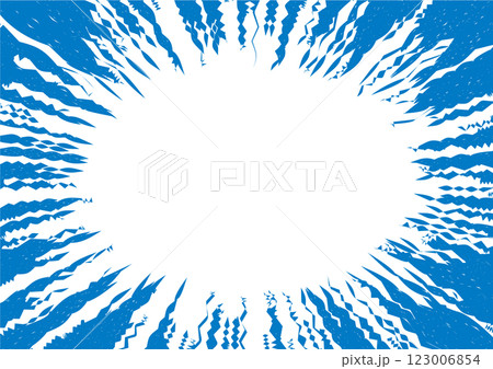 オカルトイメージブルー放射状 オカルトイメージブルー放射状 123006854