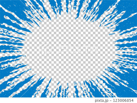 オカルトイメージブルー放射状 オカルトイメージブルー放射状 123006854