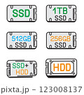 ssd memory outline icon 123008137