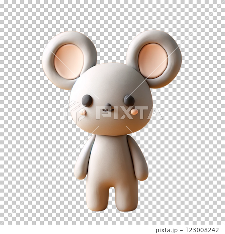 可愛的黏土老鼠 可愛的黏土老鼠 123008242