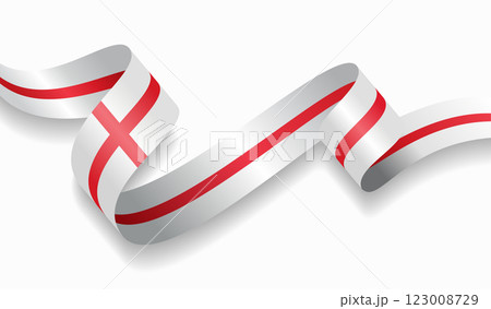 English flag wavy abstract background. Vector...のイラスト素材 [123008729] - PIXTA