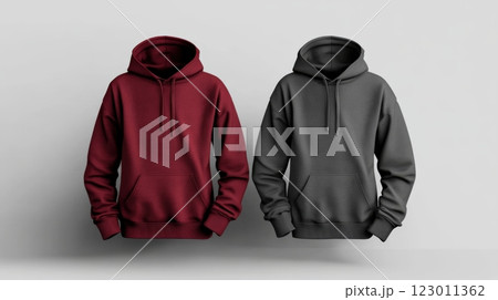 Vintage Oversized Hoodie Mockup For Your Design 123011362