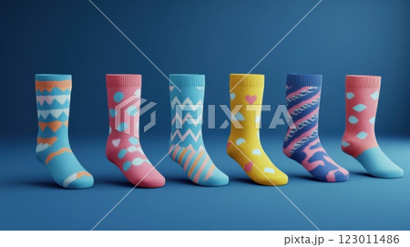 Socks Mockup Set For Your Design 123011486