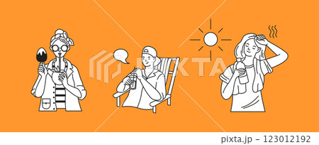 Mother teaching child to swim Mother teaching child to swim 123012192