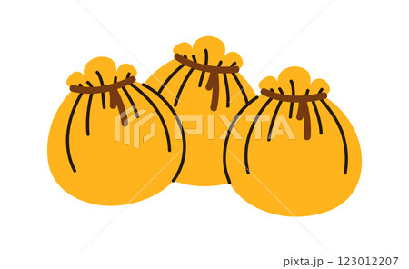 Golden money bags dumplings Golden money bags dumplings 123012207